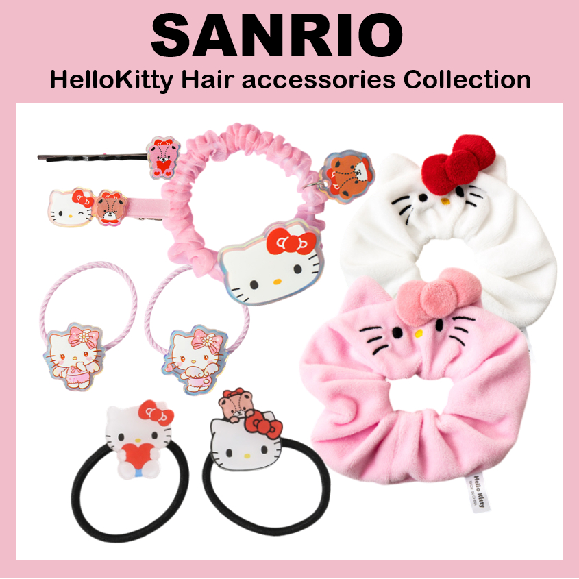 [Sanrio] Bộ sưu tập phụ kiện tóc HelloKitty Băng đô buộc tóc 1049288 1035672 1049283 1049284 1049283