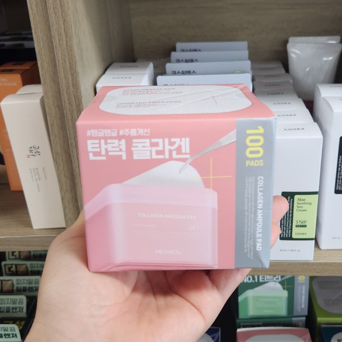 PHIÊN BẢN OLIVE YOUNG: Collagen Filler Pad (100 PAD) (Chăm sóc da Hàn Quốc, Làm đẹp Hàn Quốc, K-Beauty)