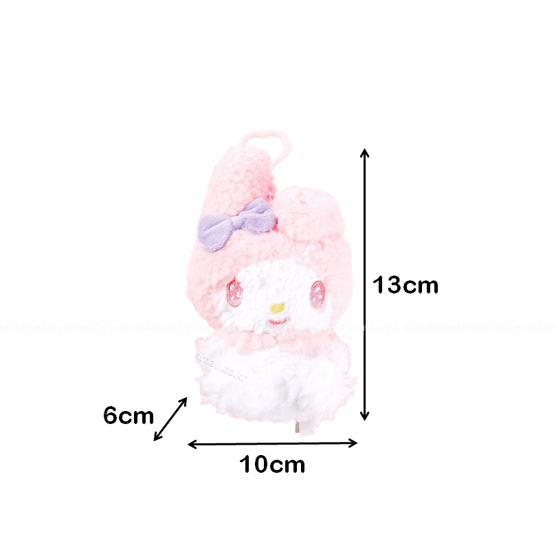 [Sanrio] Sanrio Twinkle Bag Charm 13cm (Mymelody / Kuromi / Cinnamoroll / Pompompurin)