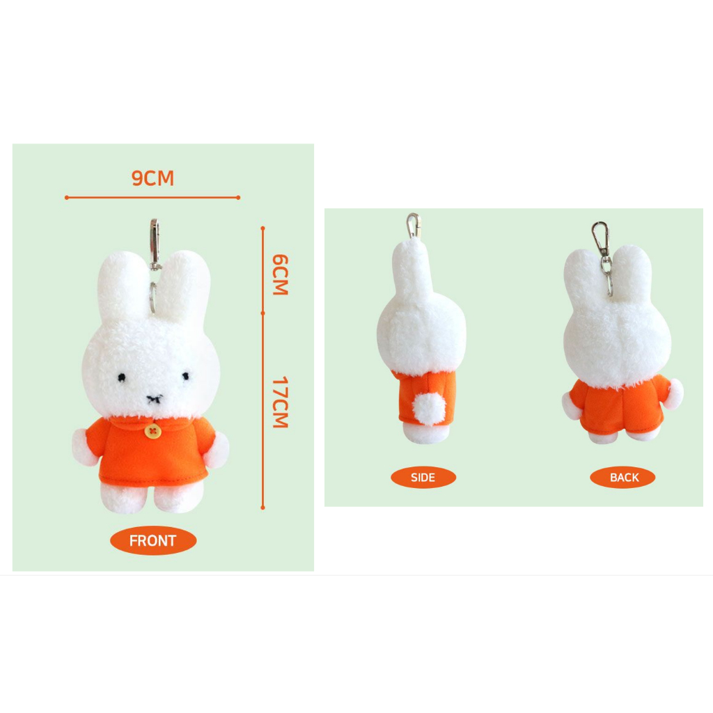 [Miffy] Túi đựng thỏ Miffy Standing / BRUNA FAMILY Túi Kyering quyến rũ