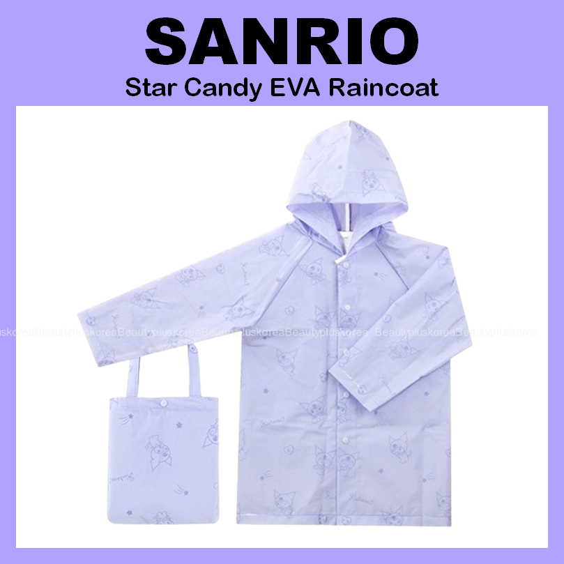 [Sanrio] Áo mưa Star Candy EVA Kuromi