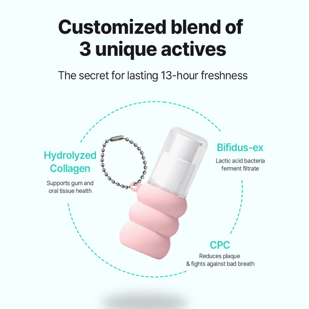 Tinh chất súc miệng Mini đậm đặc Liveorals PureBreath 10ml (Màu ngẫu nhiên)