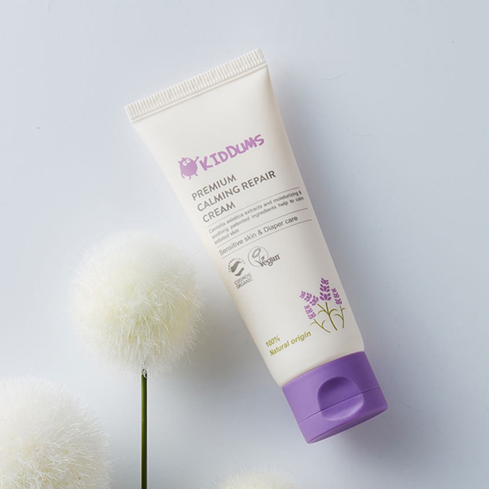Kem dưỡng phục hồi da cho bé KIDDUMS 65ml nguyên liệu hữu cơ và thuần chay