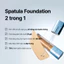 Kem Nền Giữ nền 24 giờ Che phủ siêu nhẹ Bán lì Buildable Fit Spatula Foundation 15g