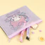 Mymelody X Kuromi Túi dây kéo phẳng cổ điển mới / Vỏ lưới PVC Kuromi