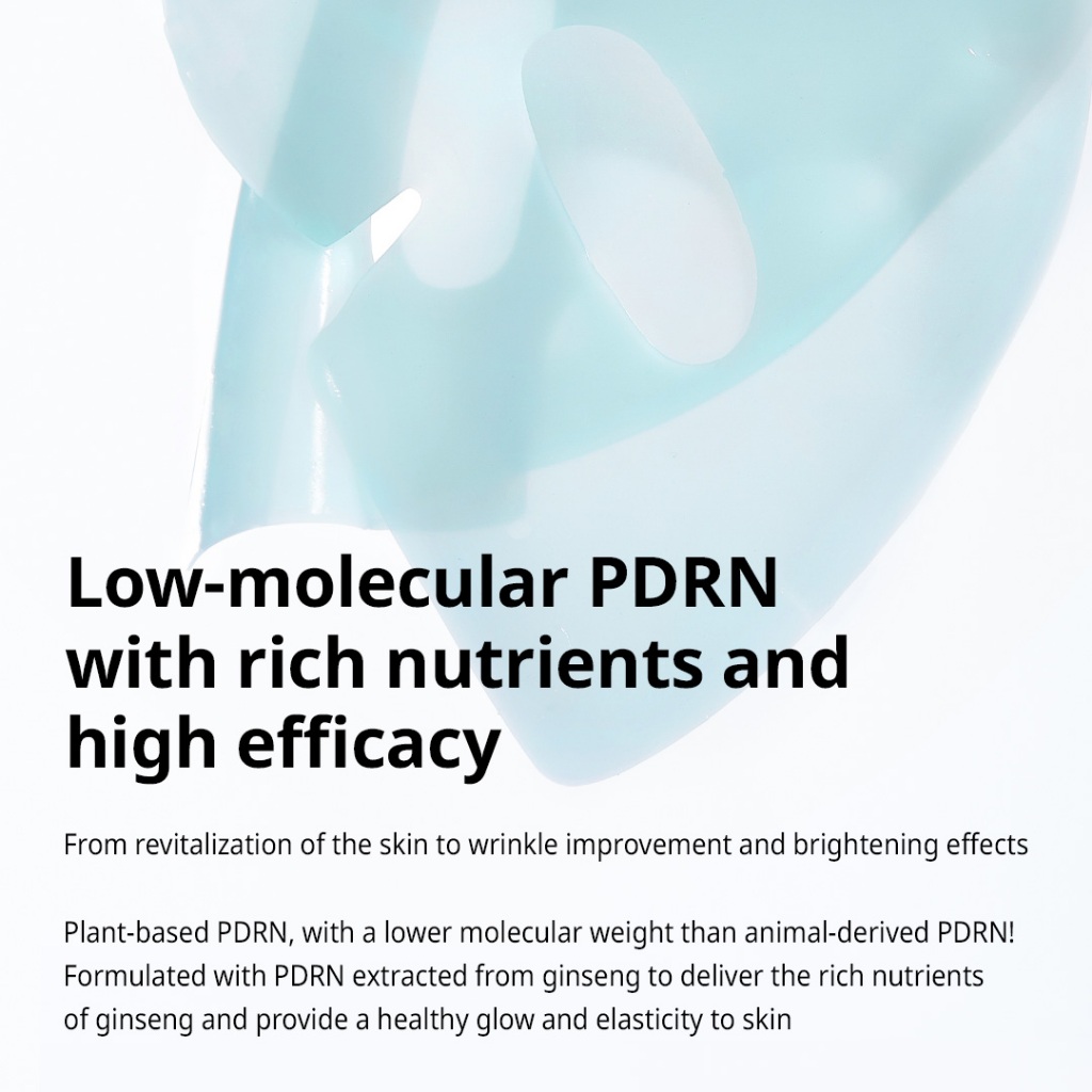 [Vt] Mặt nạ Hydrogel PDRN 1 chiếc PDRN gốc thực vật, cải thiện nếp nhăn, chăm sóc làm sáng da [Flagship chính thức]