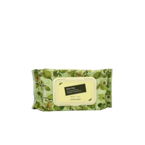 Hộp 70 khăn giấy làm sạch da mặt chiết xuất thảo mộc THE FACE SHOP