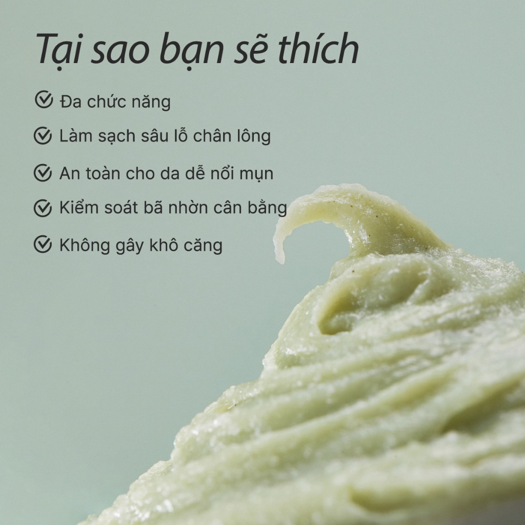 [Arencia] Sữa rửa mặt Mochi gạo xanh tươi 120g | Làm sạch, Cấp ẩm, loại bỏ mụn đầu đen