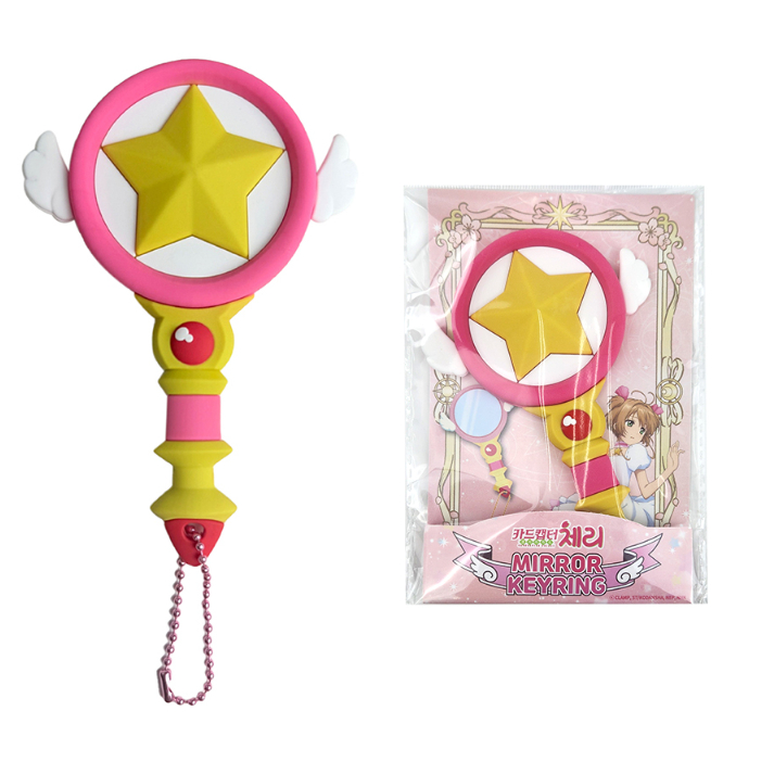 [Cardcaptor Sakura] Túi Gương Charm 15cm bagkeyring Niêm Phong Cây Đũa Phép / Cây Đũa Phép Giấc Mơ / Cây Đũa Phép Ngôi Sao