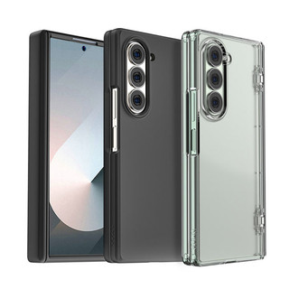 K-Max / bản lề bảo vệ vỏ cứng bảo vệ cho galaxy z fold 7 6 zfold6 fold6 màu đen trong suốt mờ