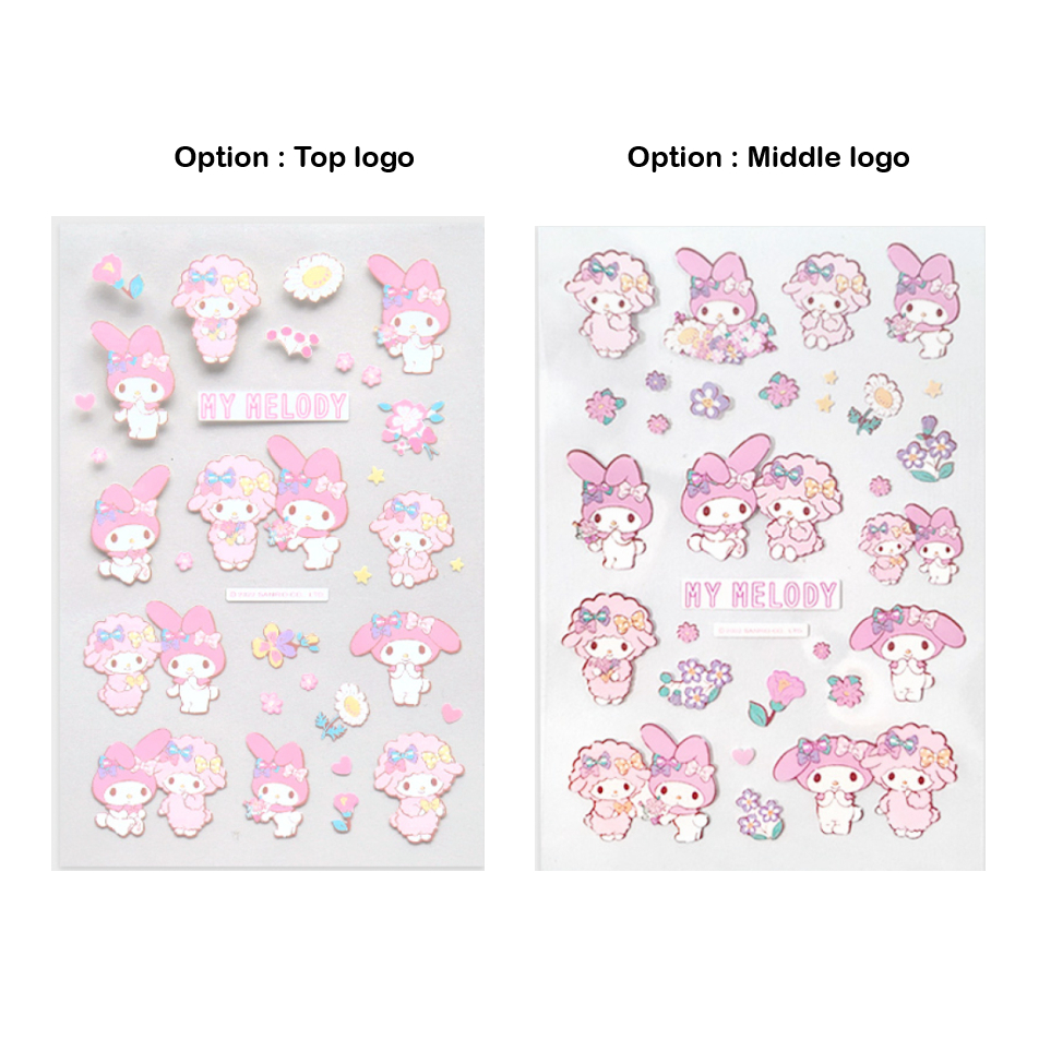 [SANRIO] MyMelody Yupo pp Sticker 3 miếng sanrio được cấp phép của Koreadaiso