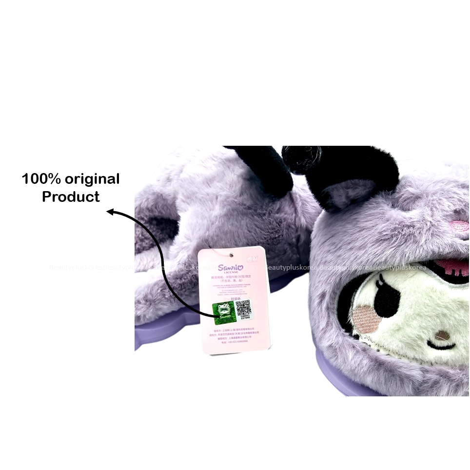 [Sanrio] Dép lông thú Kuromi Cinnamoroll Mymelody Kitty Pochacco (220 – 240cm)
