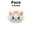 Hộp đựng Disney Animals Marie (Mặt / Hai mặt) 1049420 1054786