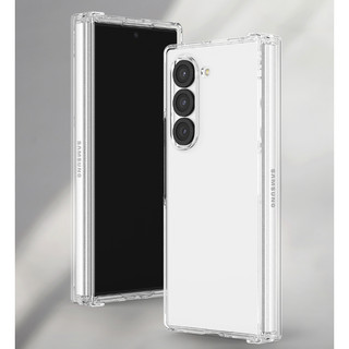 Ốp lưng cứng bản lề trong suốt cho vỏ galaxy z fold 6 5 4 / fold6