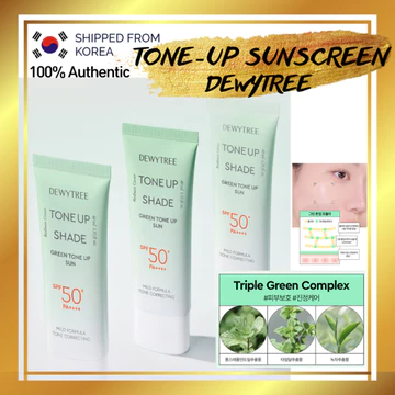 [Mới / DEWYTREE] Kem chống nắng chống nắng tông màu / Kem chống nắng thuần chay Hàn Quốc Kem chống nắng làm trắng da chống nắng
