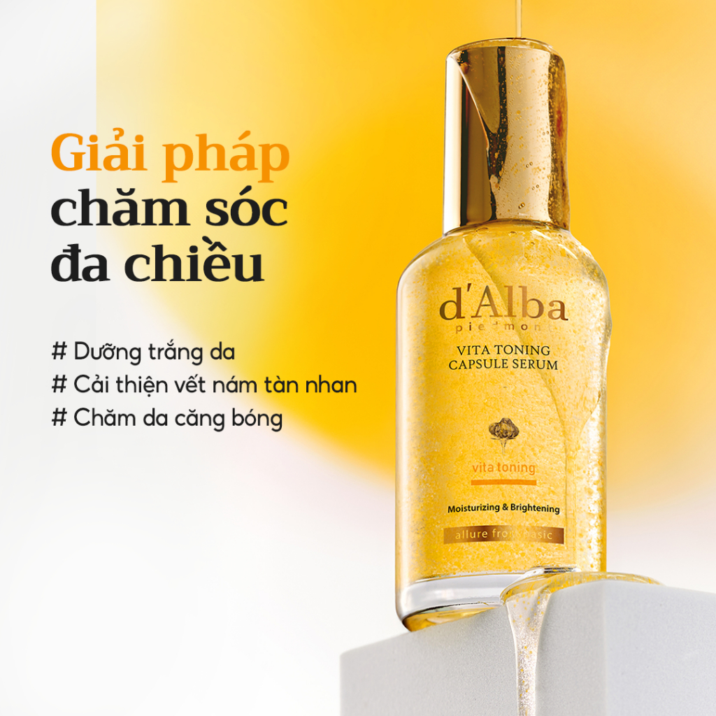 Ảnh Serum viên nang dưỡng trắng da Vita Capsule Serum 50ml/100ml (Bản nâng cấp) 1
