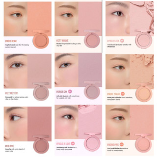 [3CE] Bảng má hồng Mood Recipe 9 màu – màu sắc nhẹ nhàng, phù hợp nhiều phong cách / Mood Recipe Face Blush Palette 9 Colors