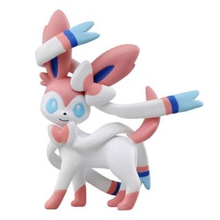 TAKARA TOMY Pokemon Moncolle EMC Linh vật Hình Pichu Pikachu Raichu Eevee Flareon Jolteon Sylveon Sylveon