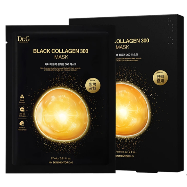 Dr.G Mặt nạ Black Collagen 300 5,10ea