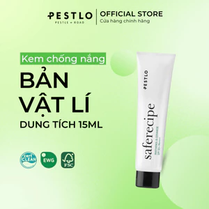 Kem chống nắng PESTLO Saferecipe 15ml Panthenol & Ceramide SPF 50 + PA + + + +