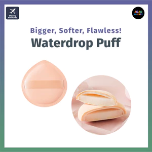 Jumbo Waterdrop Puff – Mềm mại, dày và hoàn hảo để trang điểm chính xác! / Vận chuyển từ Hàn Quốc