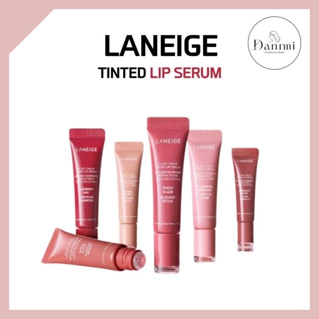 [LANEIGE] Glaze Craze Tinted Lip Serum Grossy Glowing Balm Tint 12g 6 Color