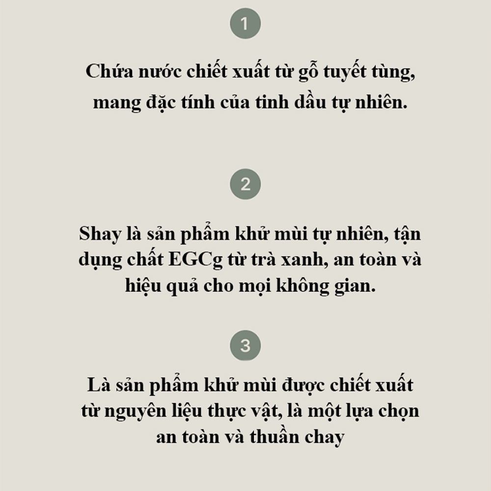 Xịt phòng Shay Hương hoa nhài và hổ phách 200ml