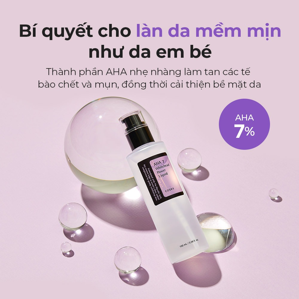 Ảnh Toner AHA/ BHA tẩy tế bào chết làm sáng da giảm mụn hiệu quả dung tích 50ml 1