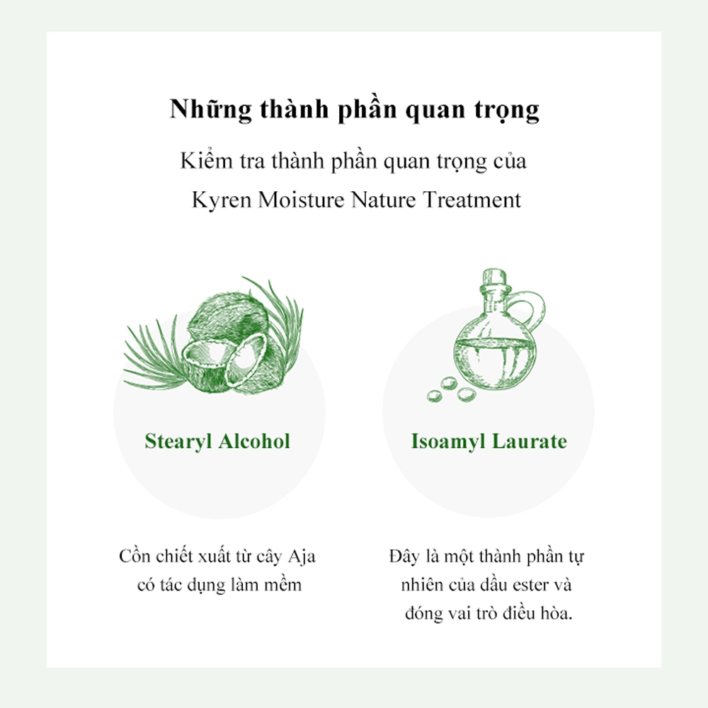 Dầu Xả Dưỡng Ẩm Tóc Kyren Moisture Nature Treatment 500ml