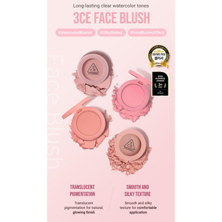 [3CE] Bảng má hồng Mood Recipe 9 màu – màu sắc nhẹ nhàng, phù hợp nhiều phong cách / Mood Recipe Face Blush Palette 9 Colors