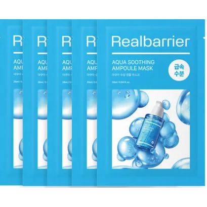 Real Barrier Mặt nạ Ampoule làm dịu da Aqua 5,10ea