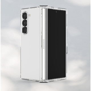 Ốp lưng cứng bản lề trong suốt cho vỏ galaxy z fold 6 5 4 / fold6