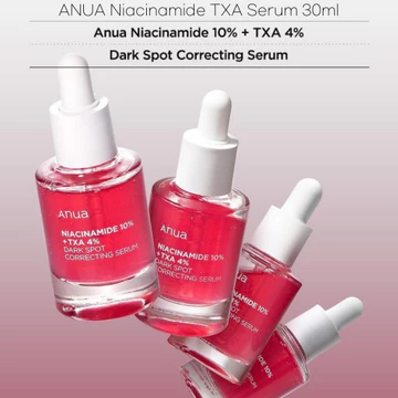 Serum ANUA Niacinamide TXA 30ml | 10% Niacinamide + 4% Tranexamic Acid Serum, Hydrating Dưỡng Ẩm Cho Mặt, Niacinamide Facial Serum, Dark Spot Correcting Serum