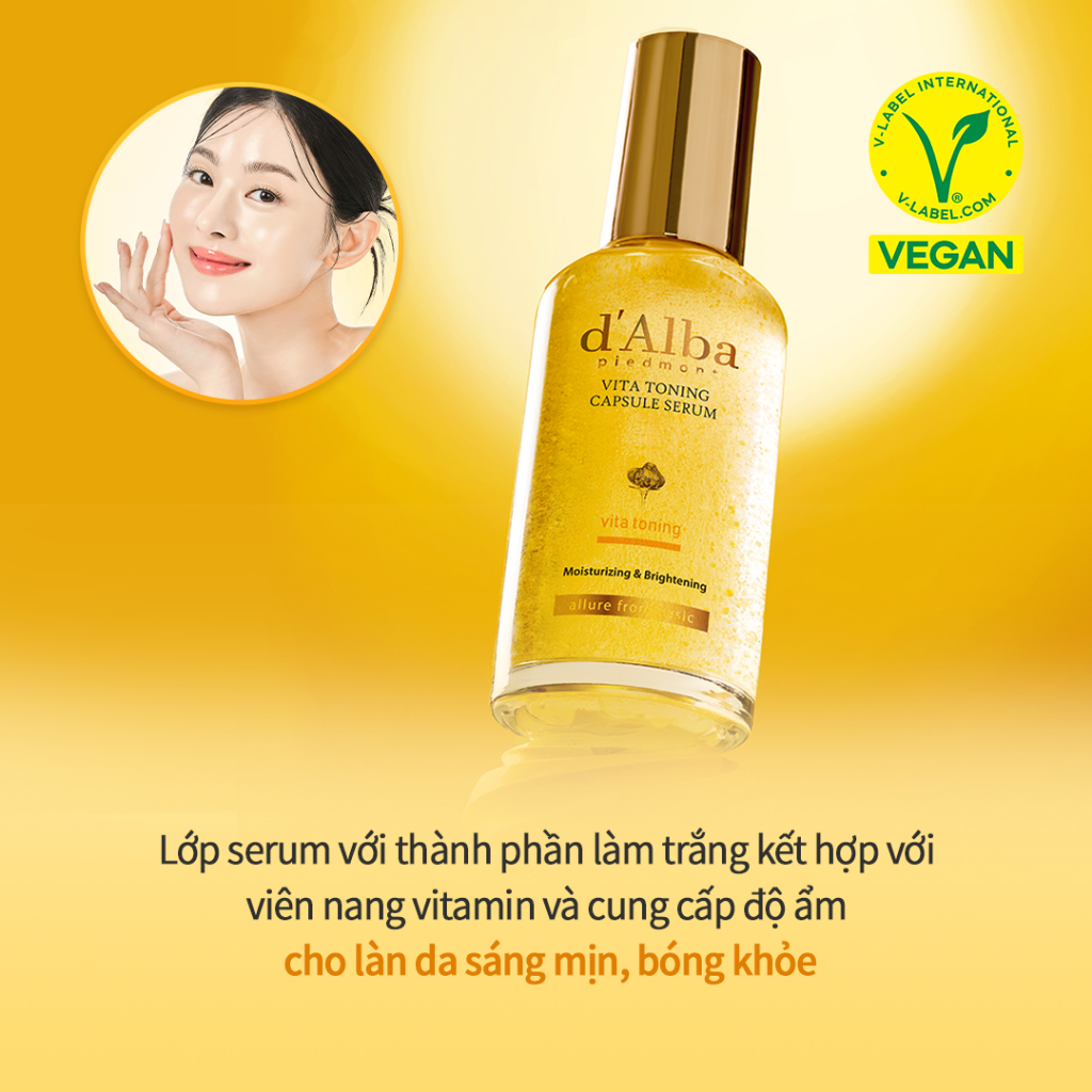 Ảnh Serum viên nang dưỡng trắng da Vita Capsule Serum 50ml/100ml (Bản nâng cấp) 4