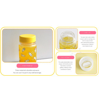 [Miffy] Bình Nước chống tràn Tritan ECO 350ml