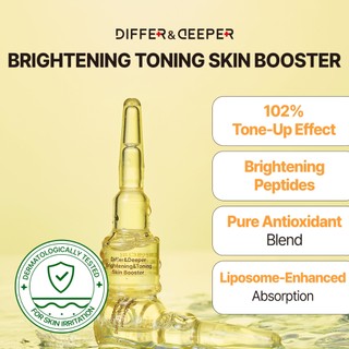 DifferNdeeper Toning Skin Booster – (2ml x 10ea) Khác biệt & Sâu hơn