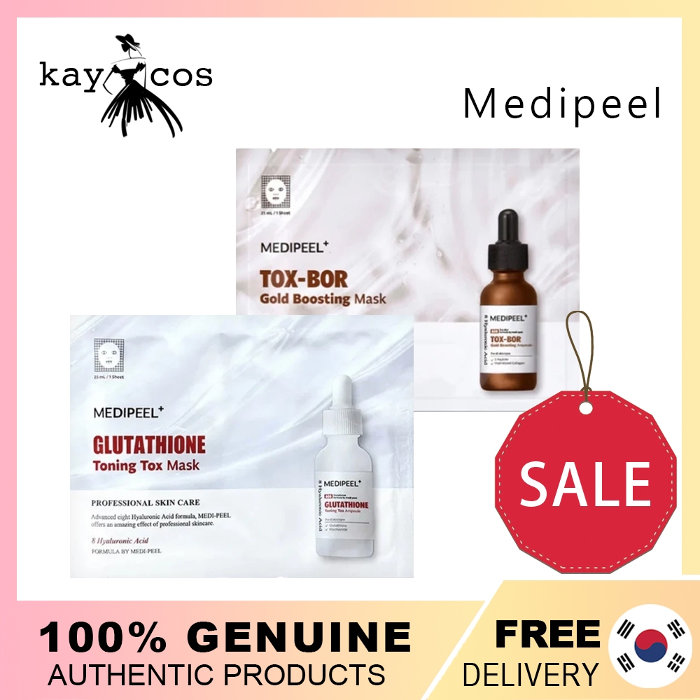 medipeel glutathione toning tox mask Tox-Bor Gold Boosting / Mask 1box(25mk x 10ea) Cosmo Glow - Gluta Package (select one):Buy 40 boxes-65% off Peptide Science