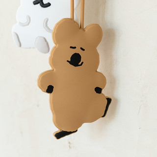 [Dinotaeng] Móc khóa thẻ tên Quokka & BOBO cho túi xách, du lịch | 🇰🇷 Còn hàng