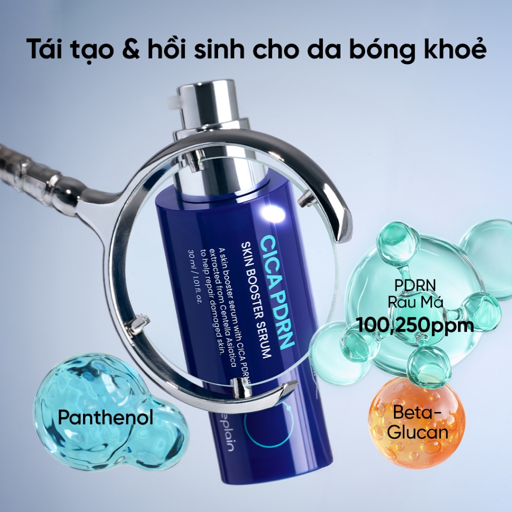Ảnh [Livestream] Tinh chất BEPLAIN PDRN Rau Má phục hồi & tái sinh tổn thương cho da trẻ hoá, cấp ẩm & căng bóng Cica PDRN Skin Booster Serum 30ml 4