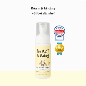 Sữa Rửa Mặt Trẻ Em I'm Not A Baby 150ml Sữa Dê Hương trái cây Bảo vệ da Cân bằng Độ ẩm