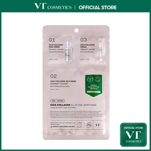 CICA COLLAGEN ALL IN ONE 3STEP MASK Làm săn chắc da, chăm sóc nâng da< Official Flagship >