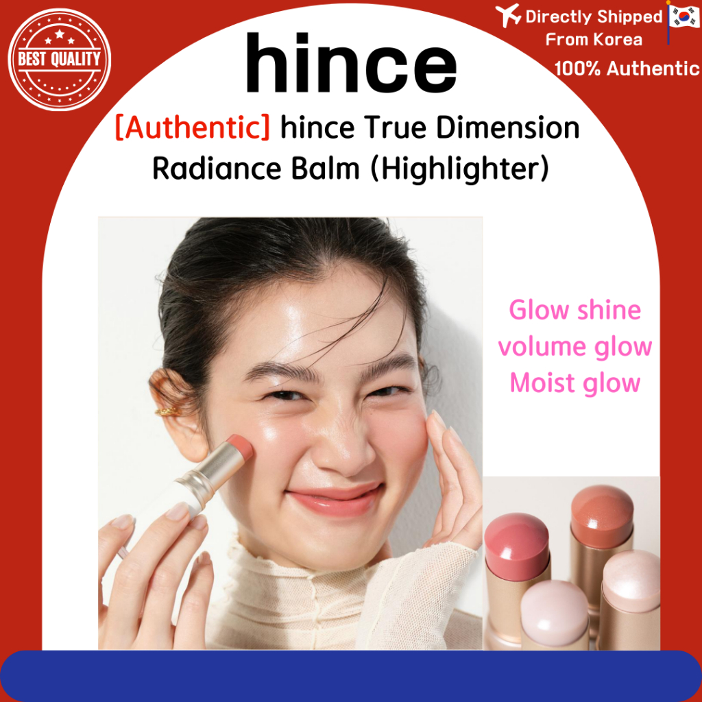 [Authentic] hince True Dimension Radiance Balm 4 màu (Highlighter ...
