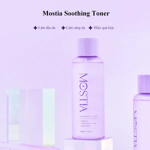 Toner Nước Cân Bằng MOSTIA Soothing 130ml Exosome HA Panthenol