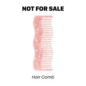Lược chải tóc màu hồng quý phái nhỏ gọn tiện lợi Growus Hair Comb gimmick