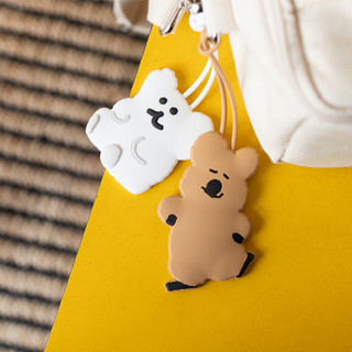 [Dinotaeng] Móc khóa thẻ tên Quokka & BOBO cho túi xách, du lịch | 🇰🇷 Còn hàng