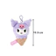 Túi đựng búp bê sang trọng Kuromi Food Charm Móc khóa (Corndog / Kem)