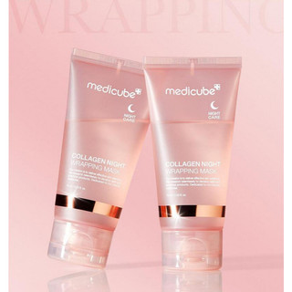 [MEDICUBE] Mặt nạ ngủ Collagen 75ml – Tặng kèm bàn chải massage mặt miễn phí