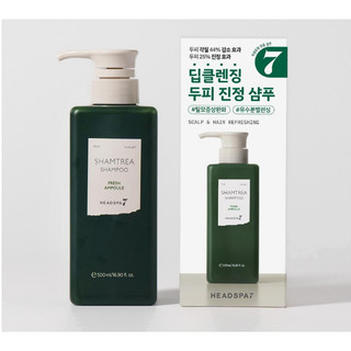 [Headspa 7] Dầu gội Fresh Ampoule 500ml – Cảm giác siêu sảng khoái, lý tưởng cho da đầu dầu