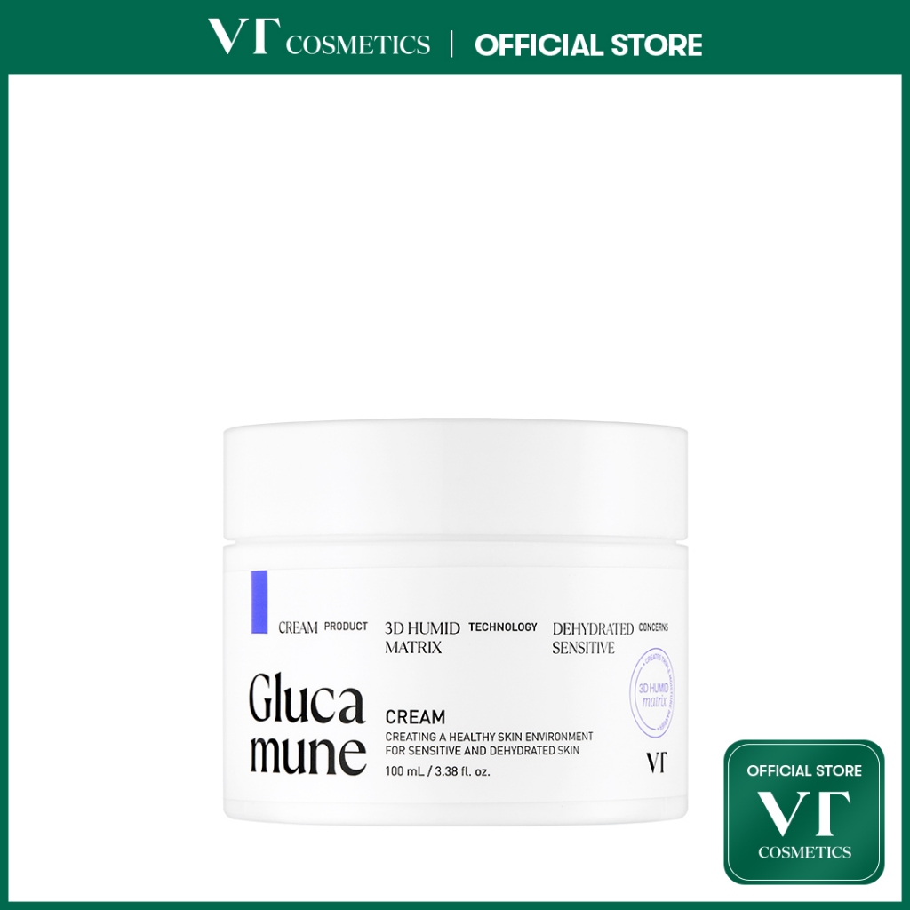 [Vt] Kem Glucamune 100ml Dưỡng ẩm an toàn, Chăm sóc dịu nhẹ [Flagship chính thức]