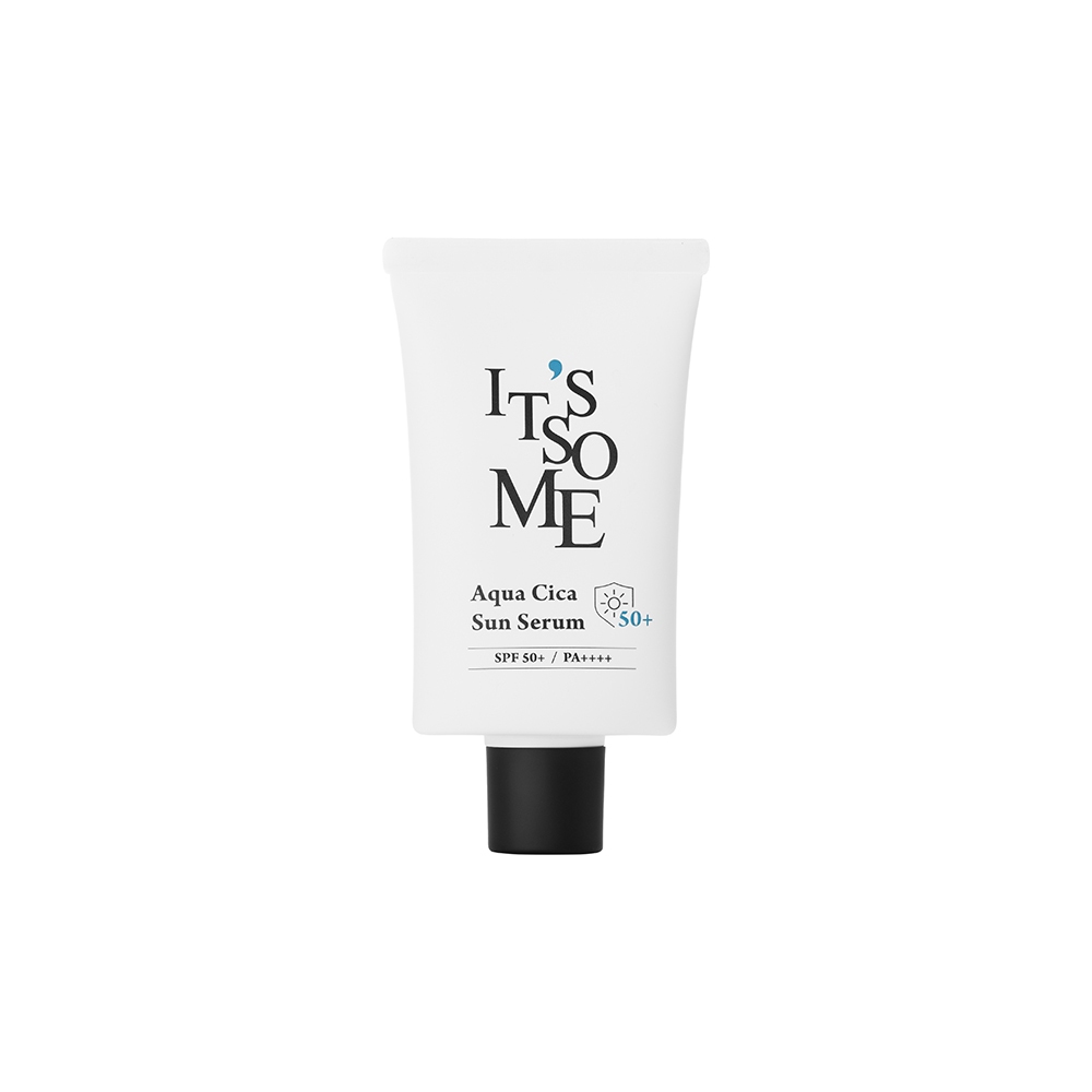 [It 'S SO ME] Aqua Cica Sun Serum 50g SPF50 + / PA + + + + / Kem chống nắng hỗn hợp